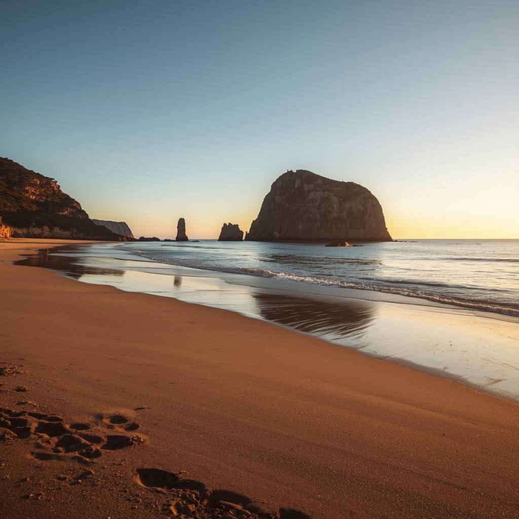 Praia paradisíaca em Maceió com mar azul turquesa e coqueiros – oportunidades de última hora